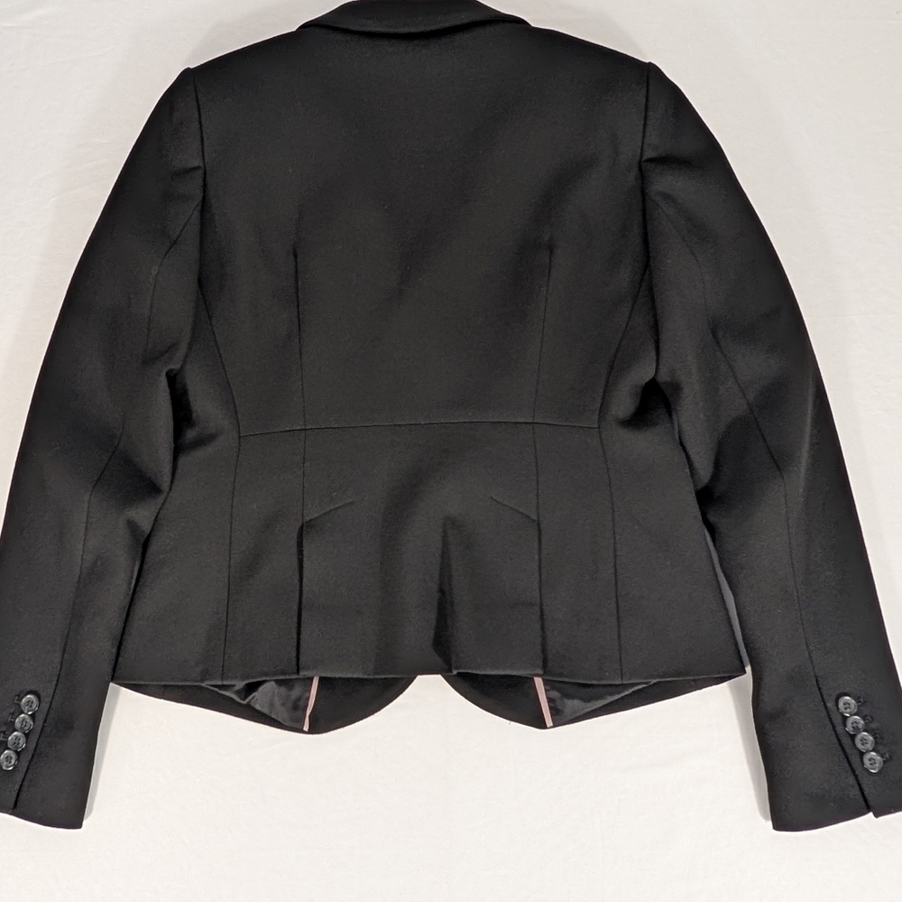 Ann Taylor LOFT Women's Classic Black Blazer Jacket Size 6 - Picture 4 of 12